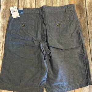 14th & Union Gray Flat Front Shorts Casual Style